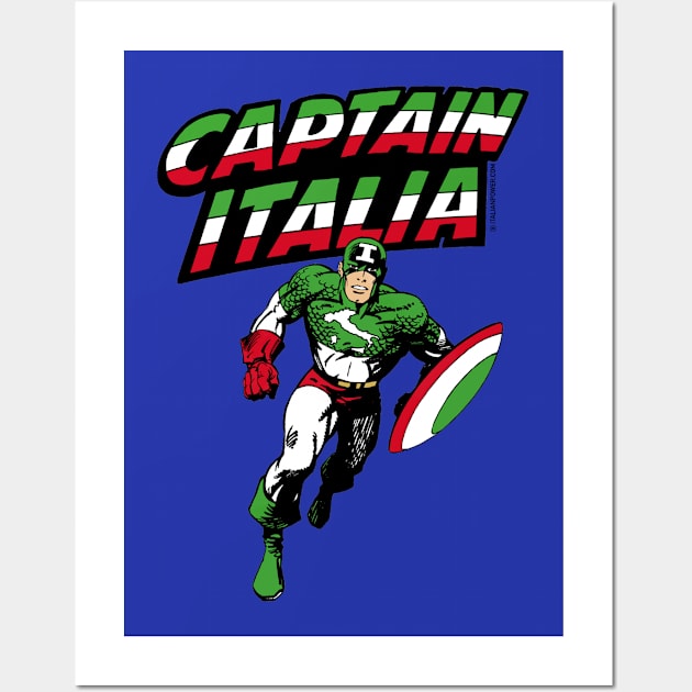 Captain Italia Wall Art by ItalianPowerStore